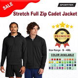 Sport-Tek® Stretch Full-Zip Cadet Jacket For Adult
