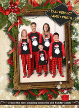 Plaid Christmas Santa Pajamas Set