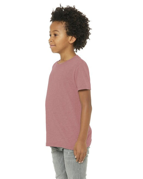 BELLA + CANVAS® Youth Triblend Short-Sleeve Crew nack T-Shirt - 3413Y