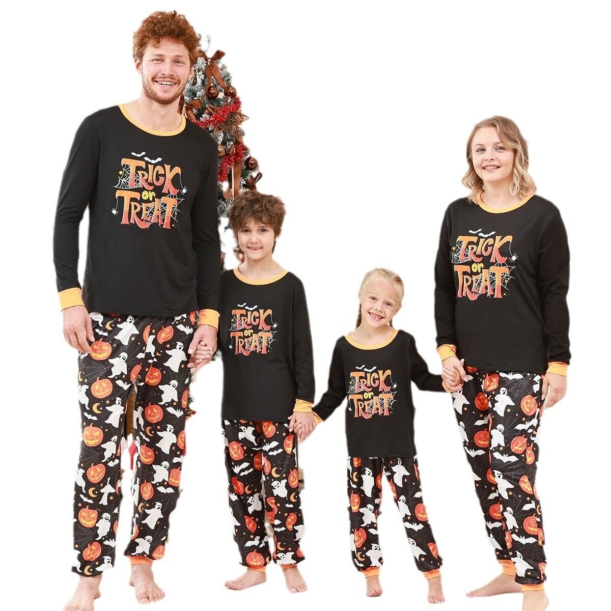 Christmas Outfits Pajamas Set Long Sleeves And Trousers