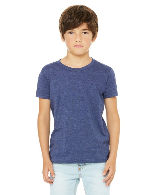 Bella + Canvas® Youth CVC Jersey Crewneck Short Sleeve T-Shirt
