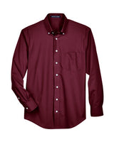 Devon & Jones® Men's Crown Collection Solid Broadcloth Woven Shirt
