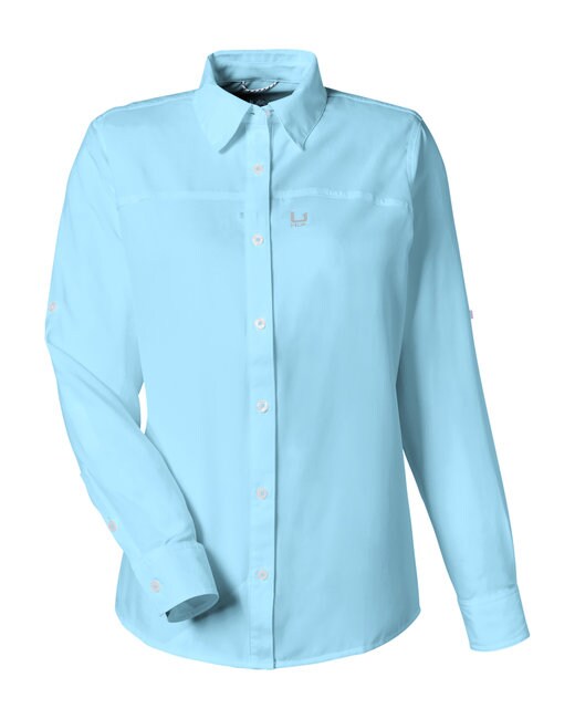 HUK® Ladies' Tide Point Long Sleeve Shirt