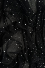 Foil Dot Stretch Mesh Fabric
