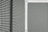 Checkered Jacquard Liverpool Knit Fabric