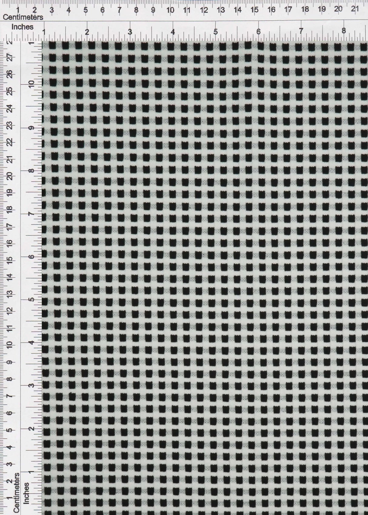 1 Yard Checkered Jacquard YD Fabric Stretch Polyester Rayon Spandex 60/62 Inches Wide
