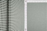 Checkered Jacquard Liverpool Knit Fabric