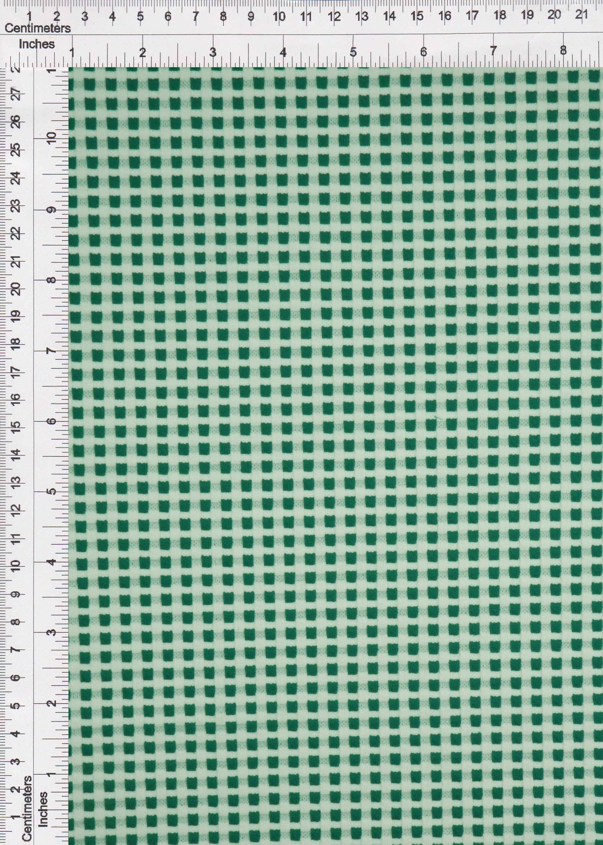 Checkered Jacquard Liverpool Knit Fabric