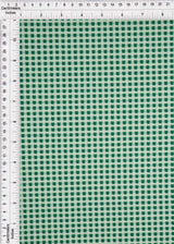 Checkered Jacquard Liverpool Knit Fabric