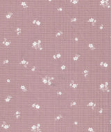 1 Yard Polyester Rayon Spandex Pointelle Ditsy Rib Print Fabric 58/60" Width