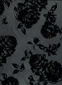 Floral Flocked Mesh Stretch Fabric