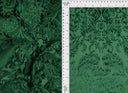 1 yarda de tela burnout de terciopelo damasco poliéster nylon spandex 200 GSM 58/60" de ancho