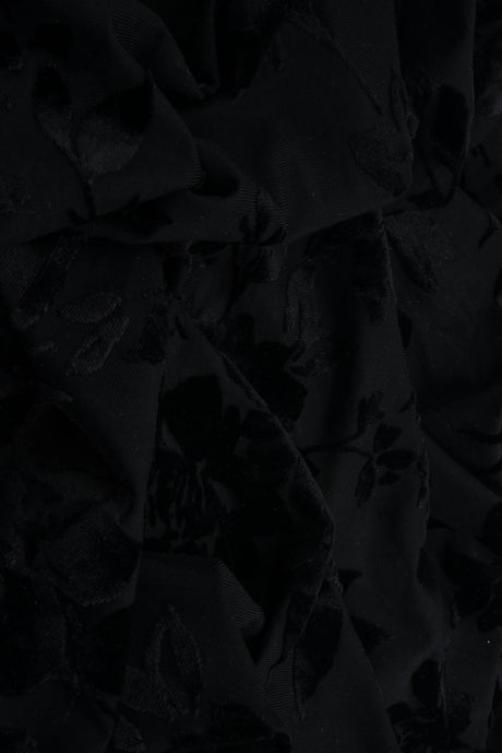 Floral Velvet Burnout Stretch Knit Fabric 55" Wide