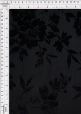 Floral Velvet Burnout Stretch Knit