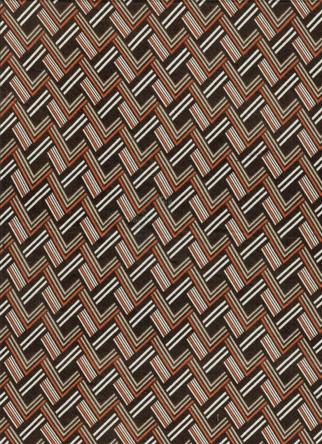 Chevron Print Brushed DTY Stretch Knit Fabric