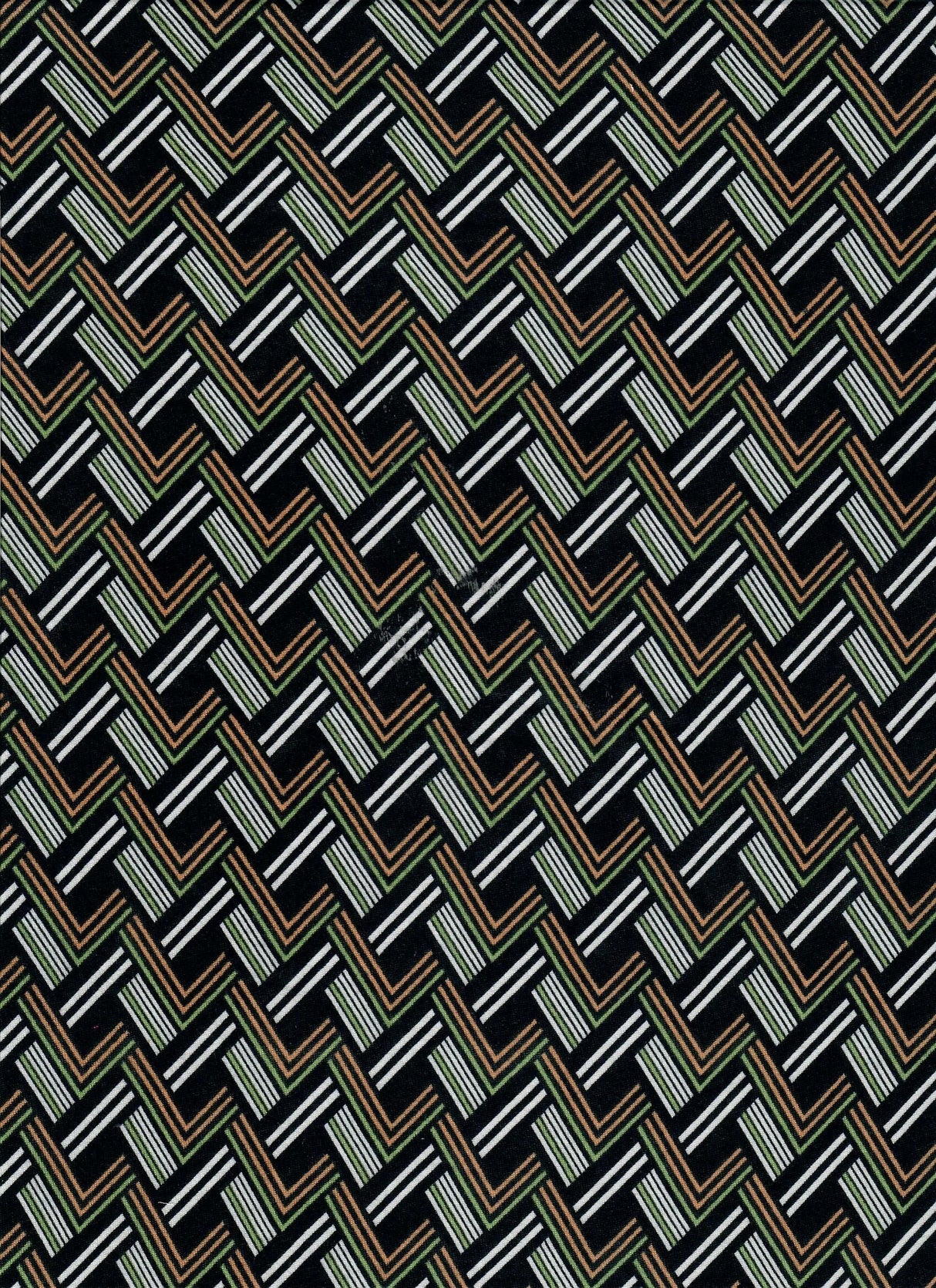 Chevron Print Brushed DTY Stretch Knit Fabric
