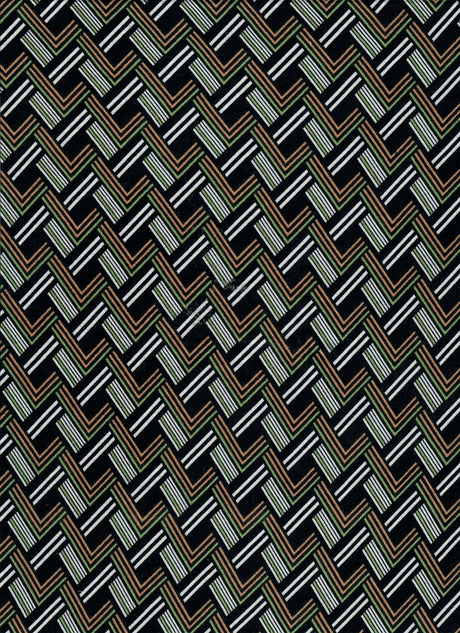 Chevron Print Brushed DTY Stretch Knit Fabric