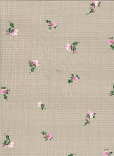 Pointelle Rib Knit Ditsy Daisy Floral