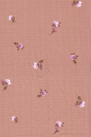 Pointelle Rib Knit Ditsy Daisy Floral