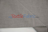 Luxe Linen Fabric Polyester-Linen Blend Fabric - 60" Wide, Upholstery, Apparel, Tablecloth (1 Yard)