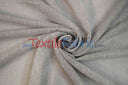 Swiss Sheer Sheer Polyester Fabric - Linen-Look Sheer Drapery, 130" Wide, White (1 Yard)