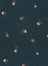 Pointelle Rib Knit Ditsy Daisy Floral