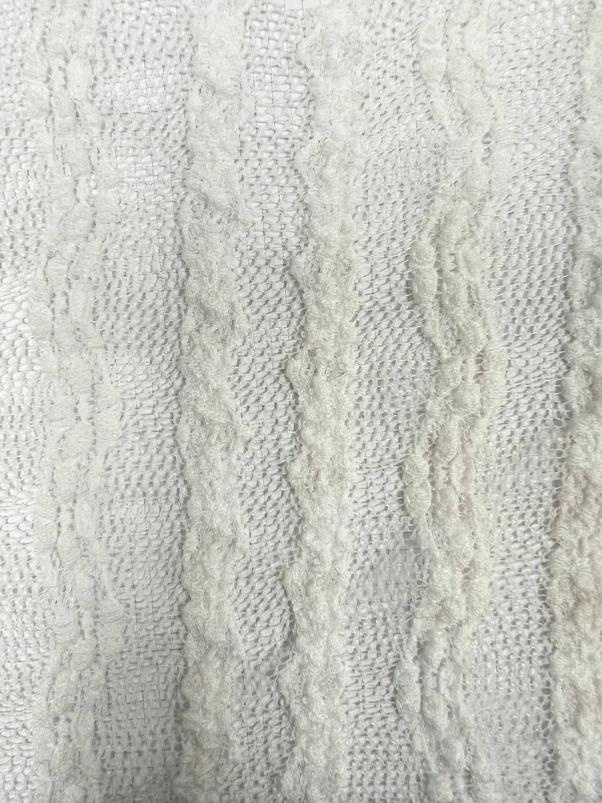 Chevron Lace Textured Knit