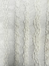 Chevron Lace Textured Knit