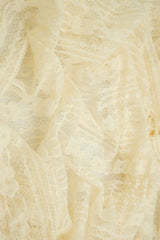Floral Lace Textured Knit Fabric