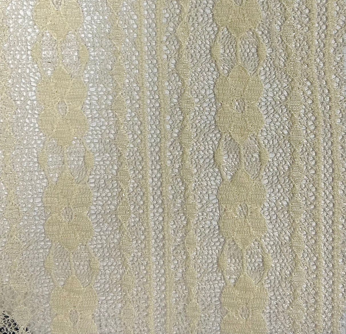 Floral Lace Textured Knit Fabric