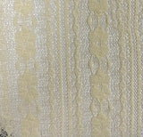Floral Lace Textured Knit Fabric