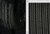 Floral Lace Textured Knit Fabric