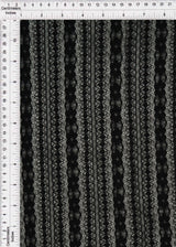 Floral Lace Textured Knit Fabric