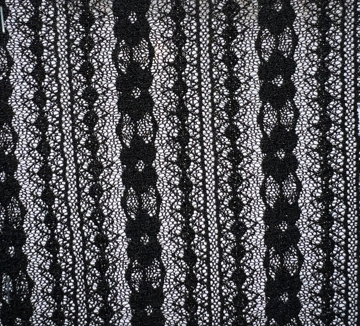 Floral Lace Textured Knit Fabric