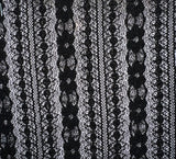 Floral Lace Textured Knit Fabric