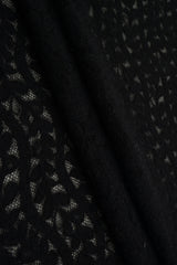 Leaf Pattern Lace Knit Fabric
