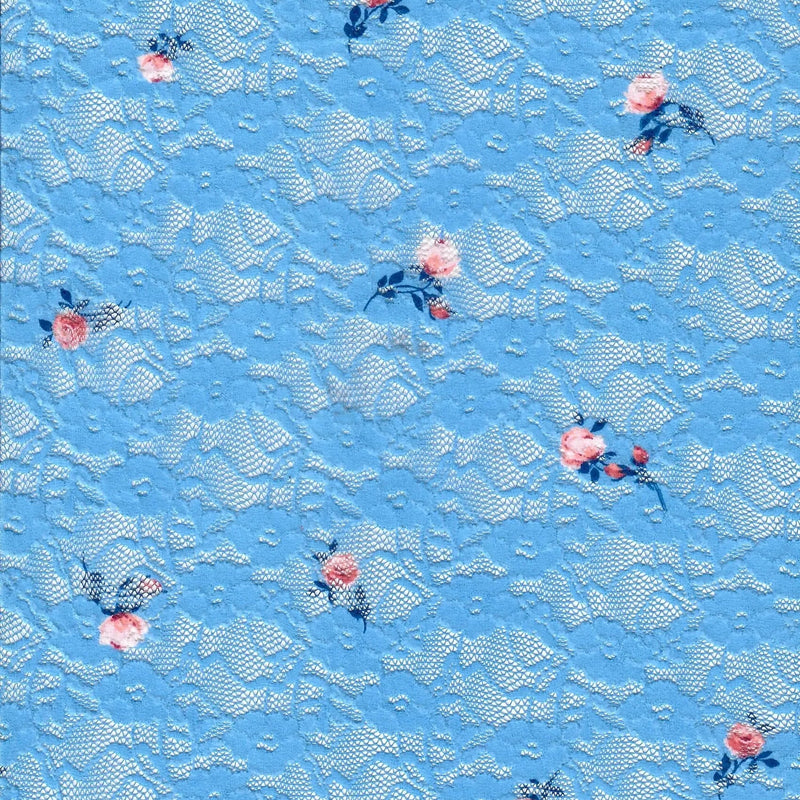 Ditsy Floral Print Lace Fabric 56/58" Wide