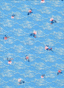 Ditsy Floral Print Lace Fabric 56/58" Wide
