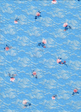 Floral Print Lace Fabric Ditsy