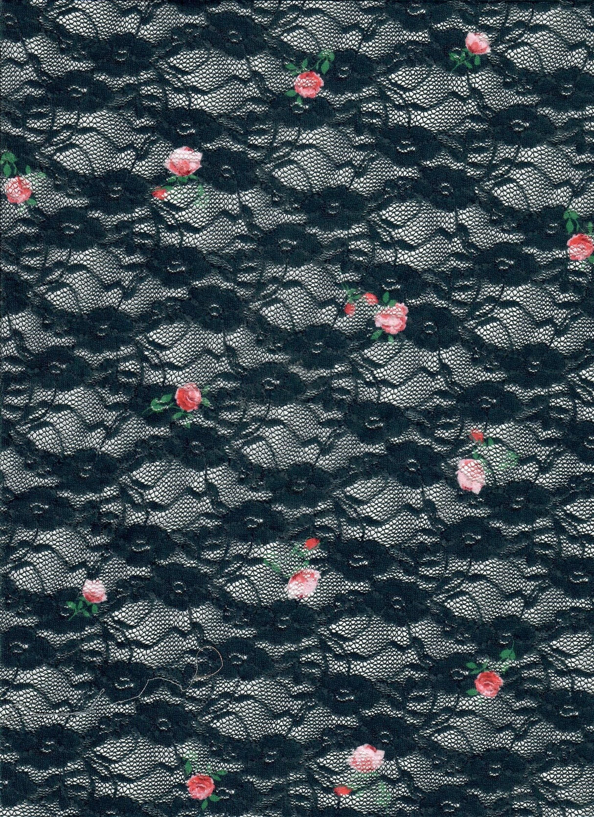 Floral Print Lace Fabric Ditsy
