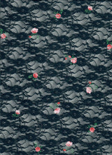 Floral Print Lace Fabric Ditsy