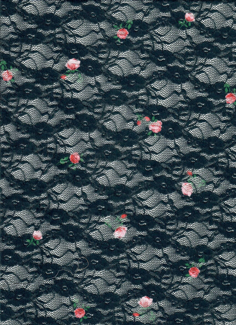 Floral Print Lace Fabric Ditsy