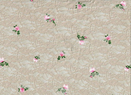 Floral Print Lace Fabric Ditsy