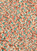 1 yarda de poliéster spandex 170 GSM DTY cepillado con estampado digital abstracto, tela suave, ancho 58/60"