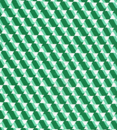 1 Yard Geometric Print DTY Brushed Knit Fabric Soft Stretch 58/60 Inches Wide