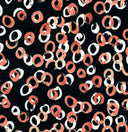 1 Yard Geometric DTY Print Knit Fabric Soft Stretch Material 58/60 Inches Wide