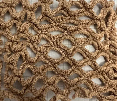 Big Fishnet Mesh Fabric Solid Open Weave, 58/60” Wide Lightweight Polyester
