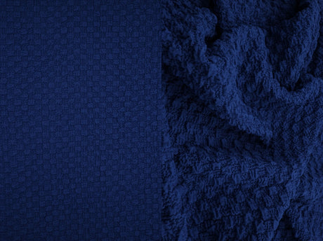1 Yard Textured Cauliflower Jacquard Knit Fabric 59/60 Inch Wide Ultra Plush Heavyweight Material for Cozy Loungewear & Upholstery