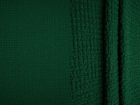Waffle Crepe Solid Knit Fabric