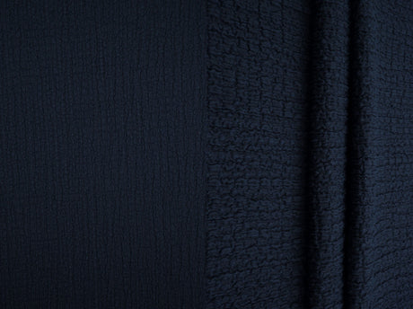 Waffle Crepe Solid Knit Fabric